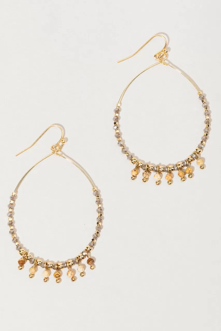 Francesca's Rosanna Gold Drop Earrings