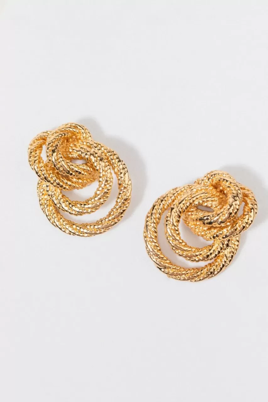 Francesca's Roselyn Loop Doorknocker Earrings