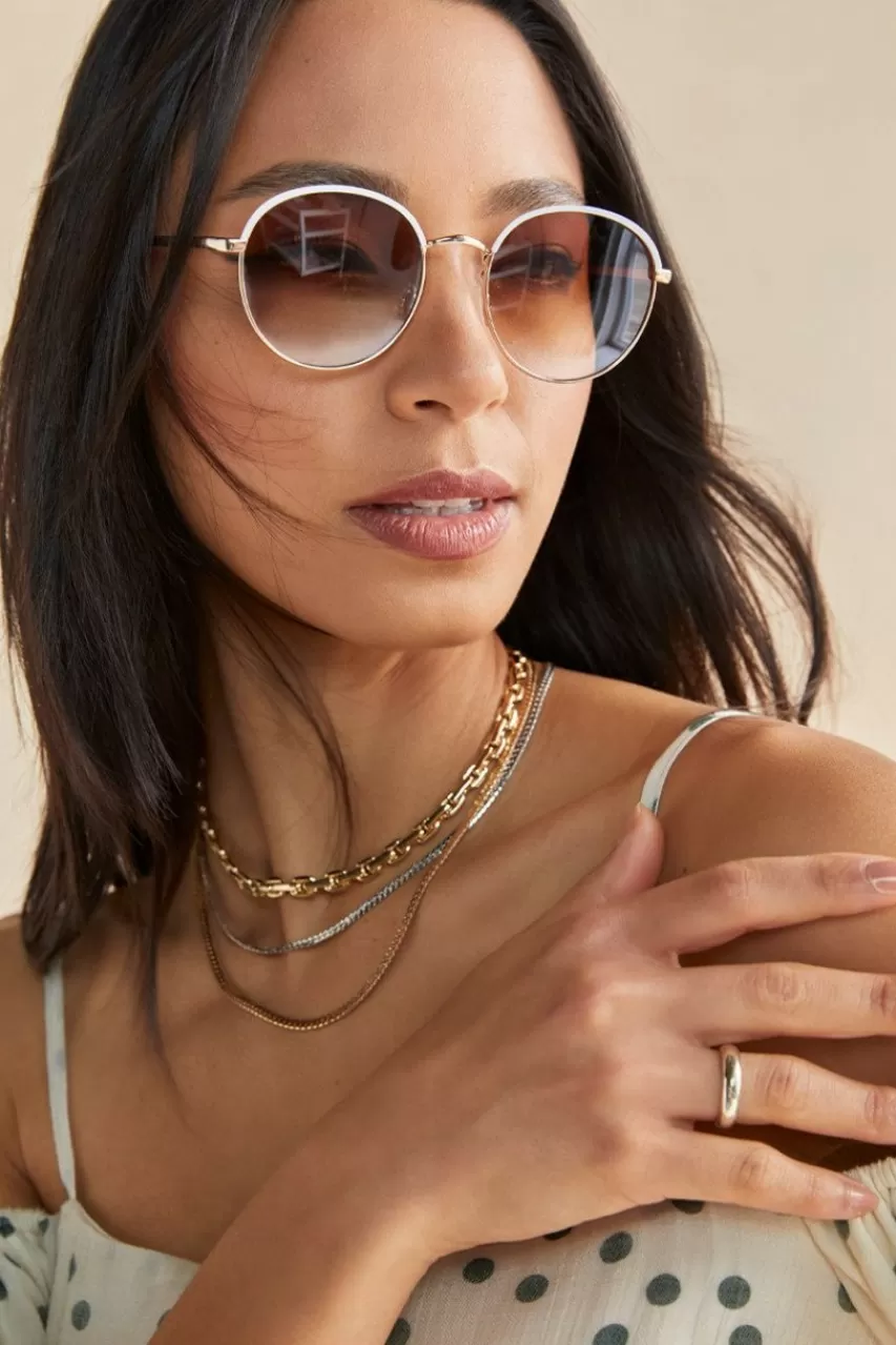 Francesca's Rosie Aviator Sunglasses