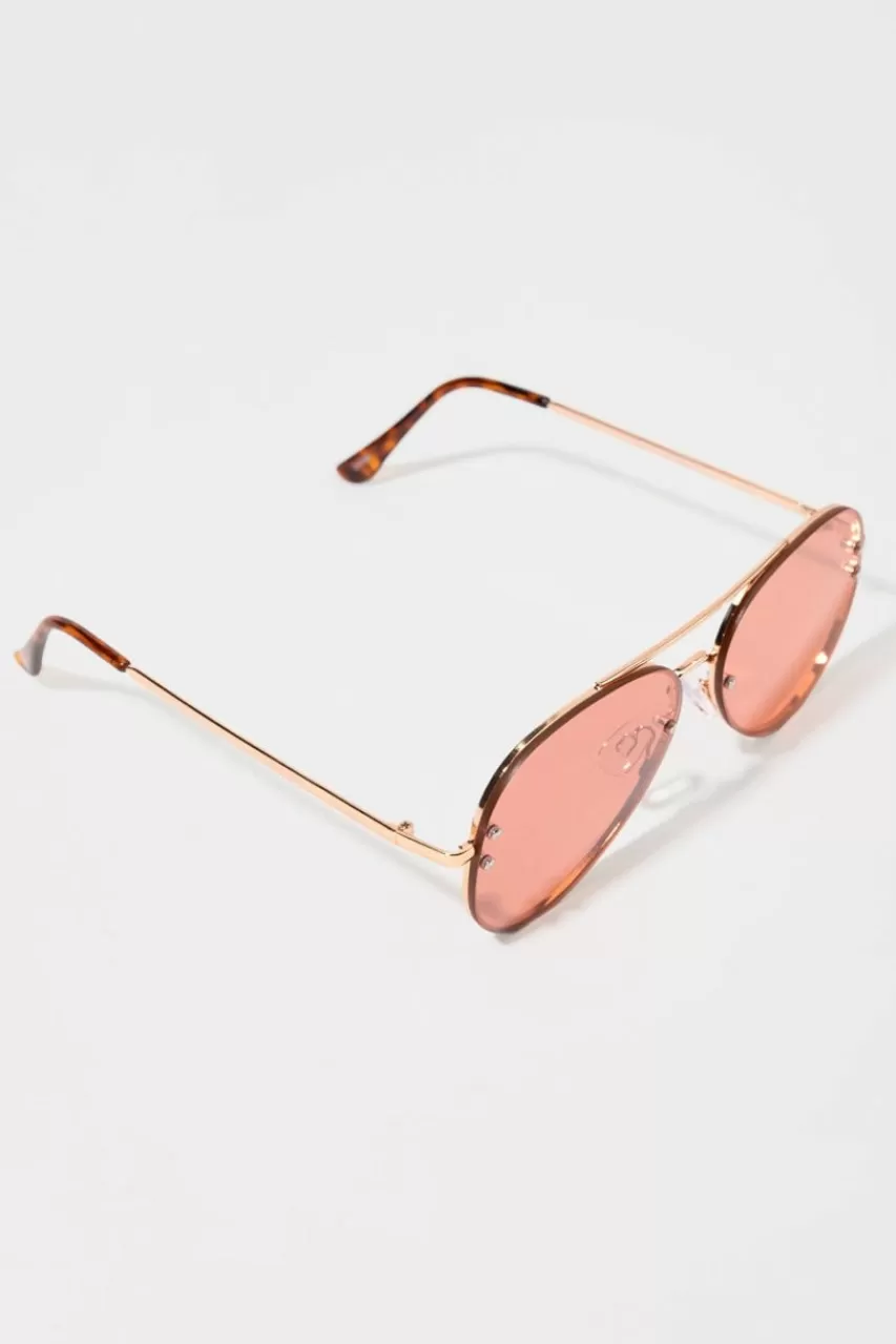 Francesca's Sandra Aviator Sunglasses