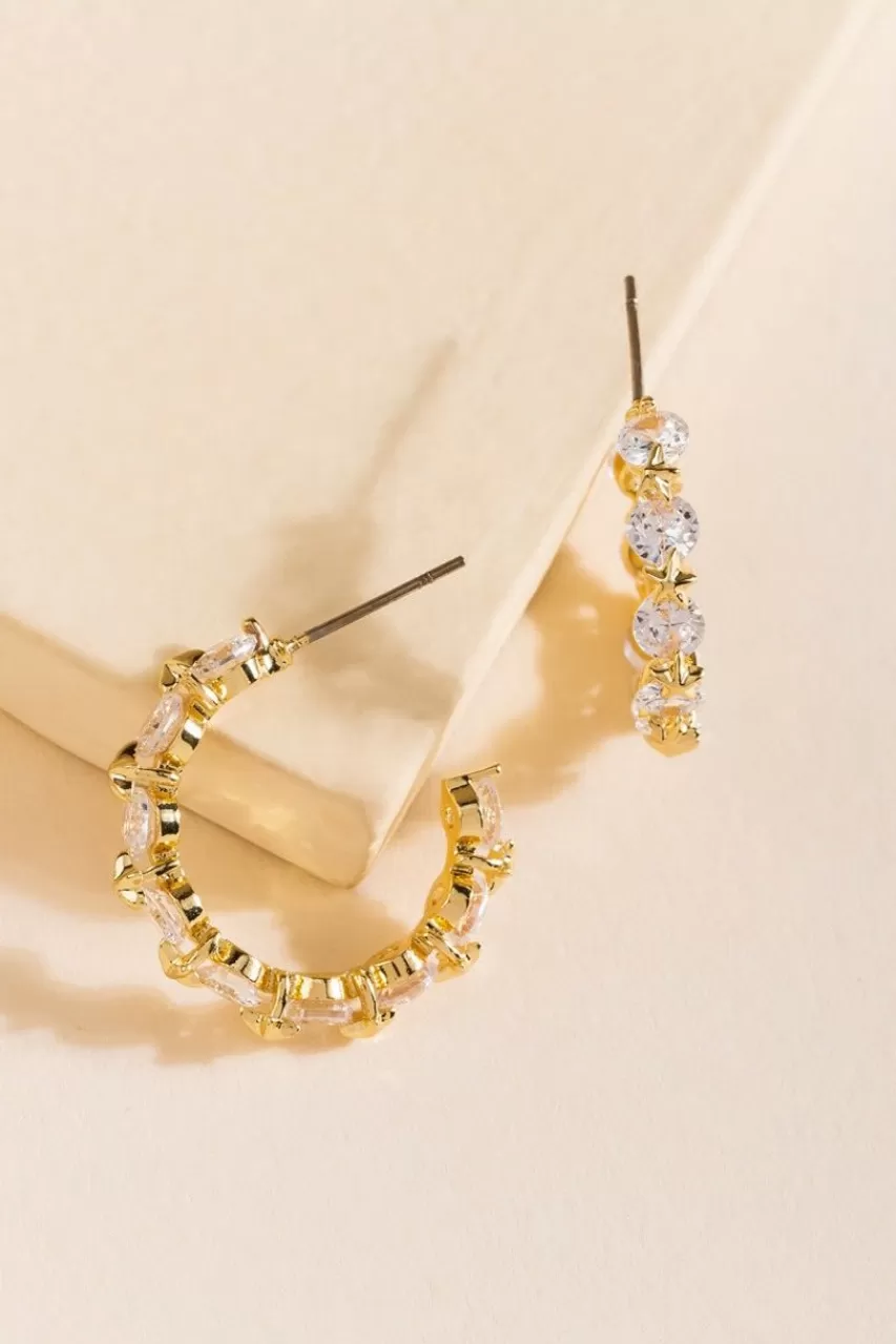 Francesca's Savita Hoop Earrings