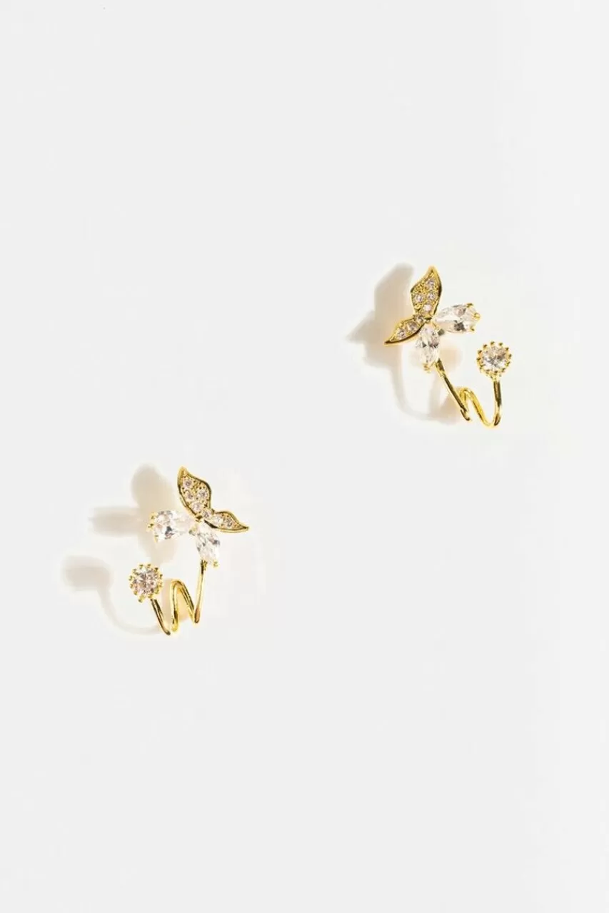 Francesca's Saylor Cz Butterfly Ear Jackets