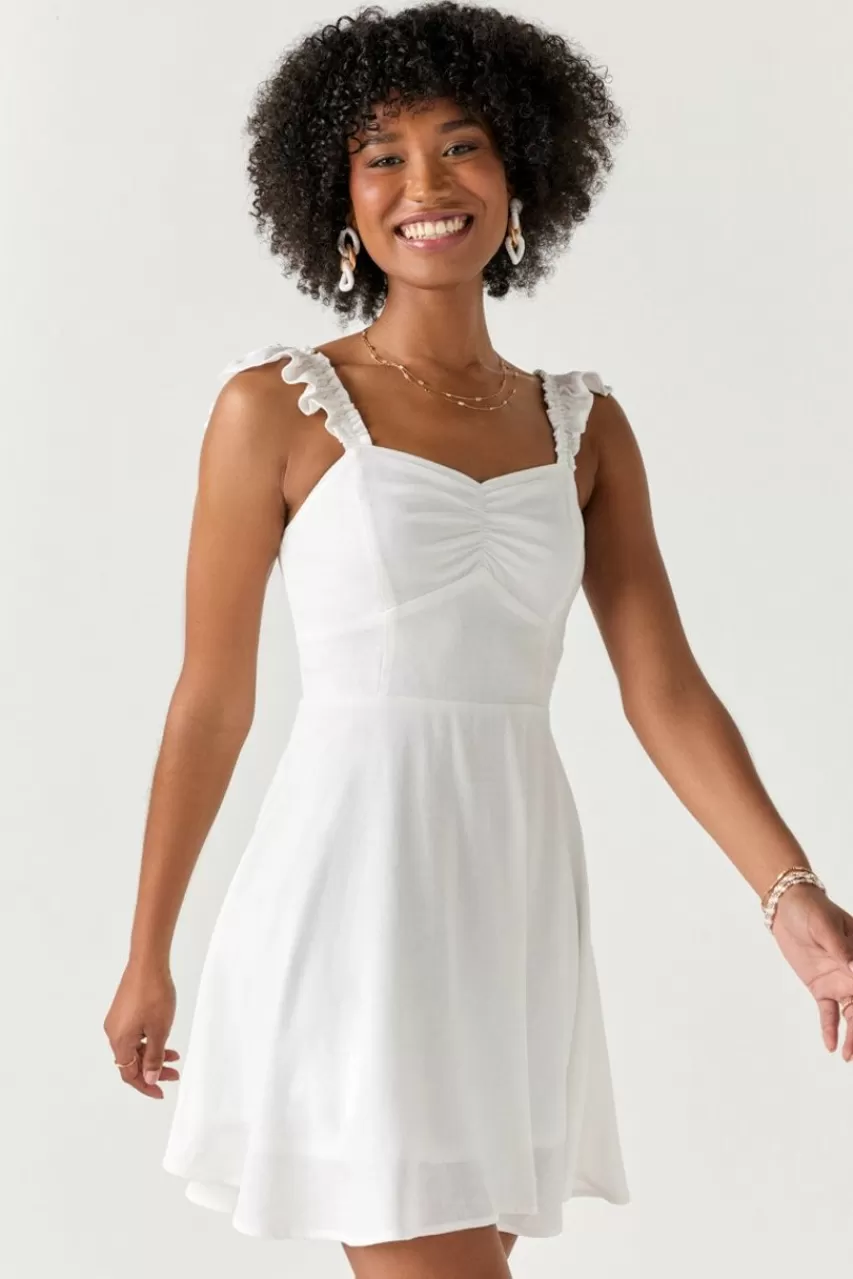 Francesca's Selina Ruffle Strap Dress