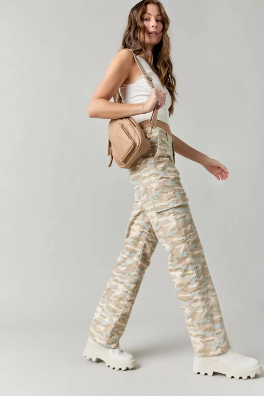 Francesca's Shanon Camo Cargo Pants