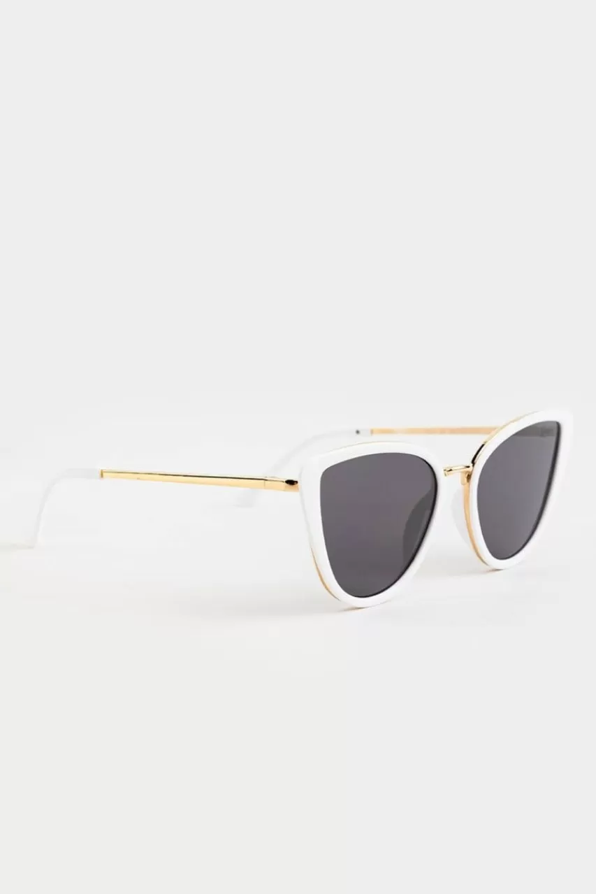 Francesca's Sherri Oversized Cat Eye Sunglasses In