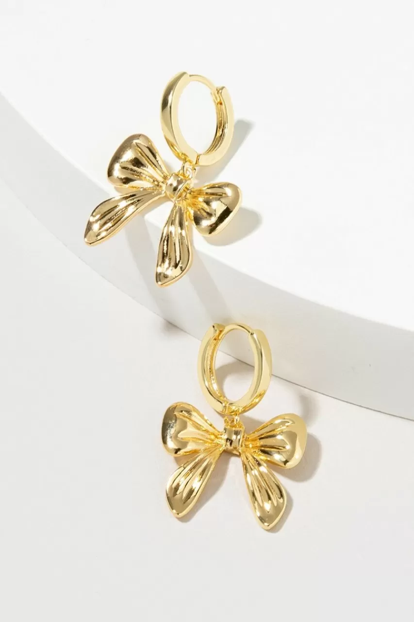 Francesca's Shirlee En Bow Earrings