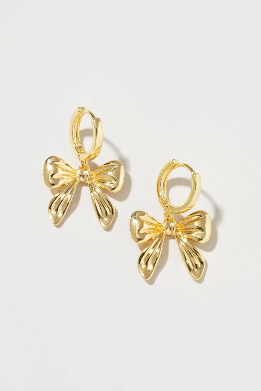 Francesca's Shirlee En Bow Earrings