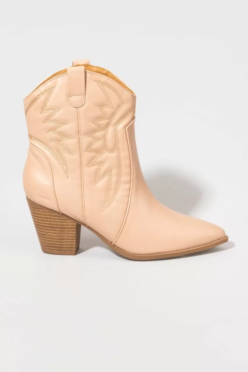 Francesca's Sienna Stitch Western Boots