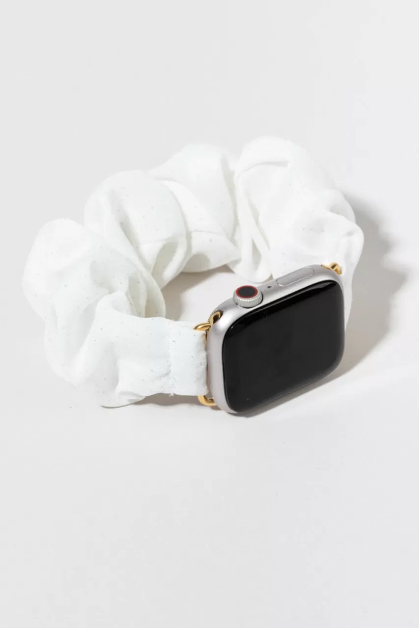 Francesca's Silvia Sparkly Scrunchie Watch Strap