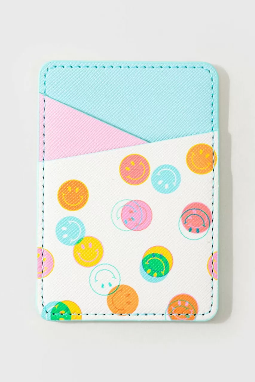 Francesca's Smiley Trails Stick-On Phone Wallet