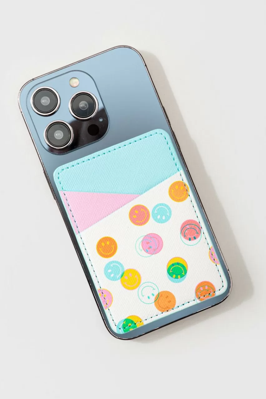 Francesca's Smiley Trails Stick-On Phone Wallet