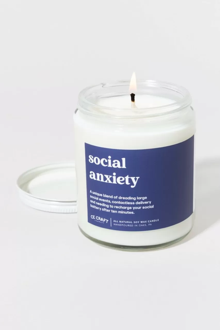 Francesca's Social Anxiety Candle Jar