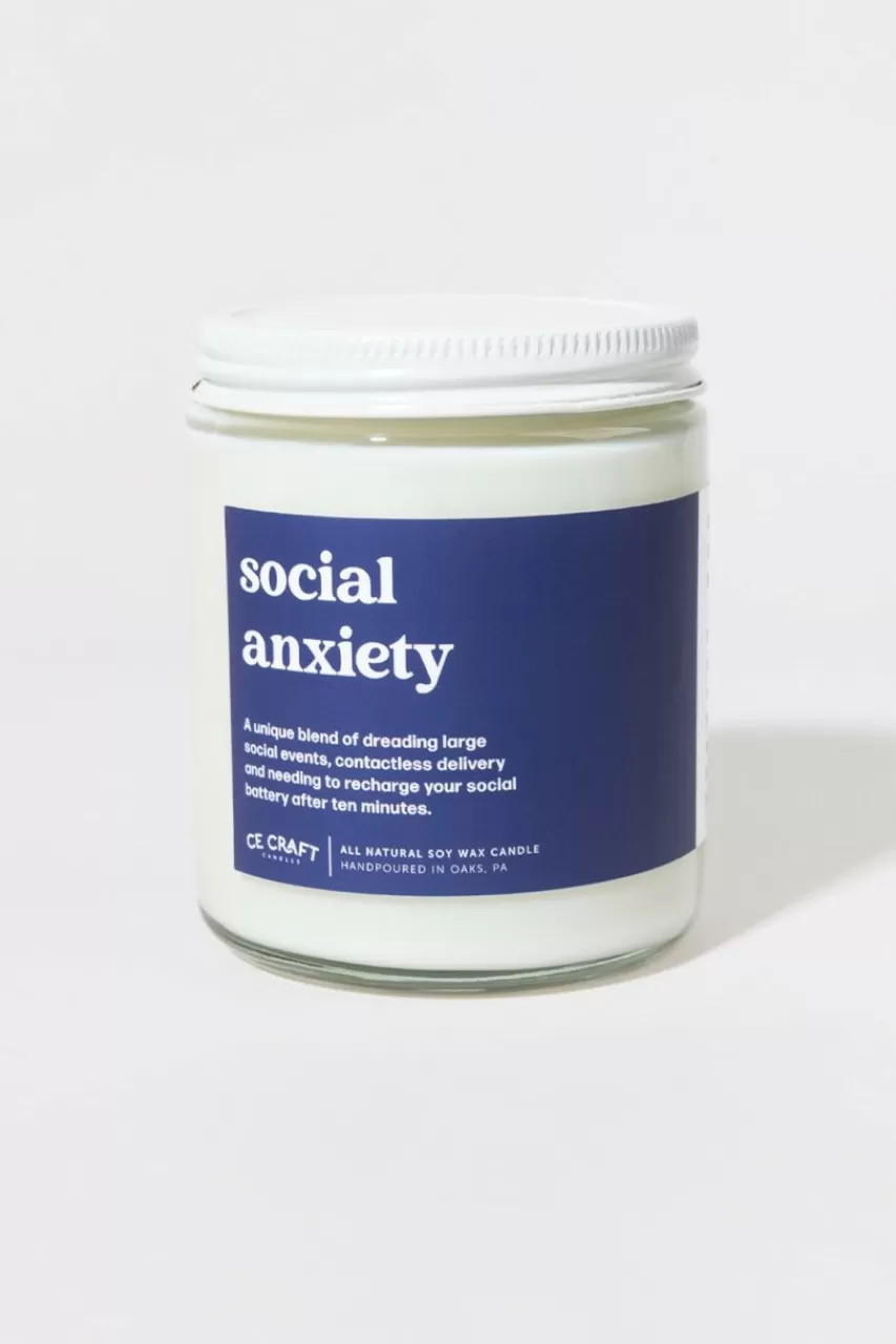 Francesca's Social Anxiety Candle Jar