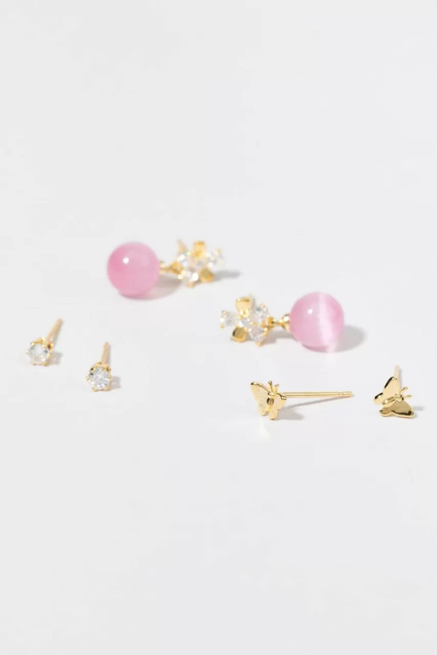 Francesca's Sophia Mixed Delicate Earring Set