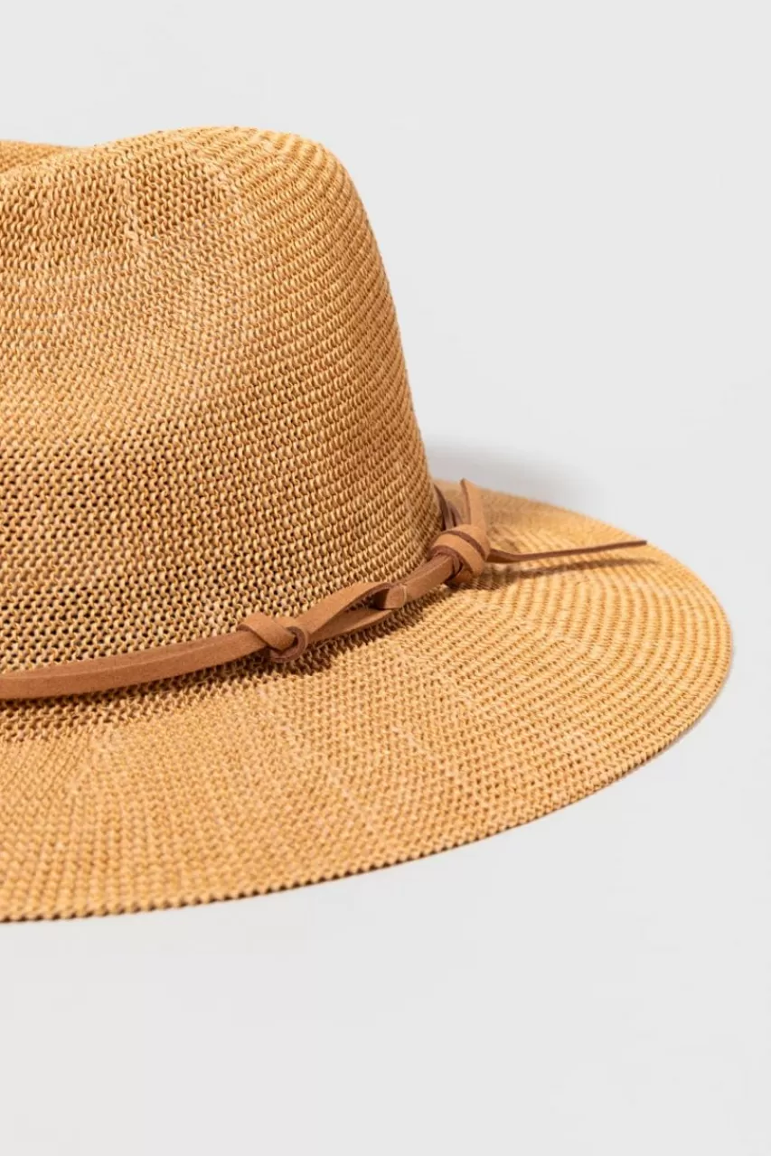 Francesca's Sophia Nubby Panama Hat