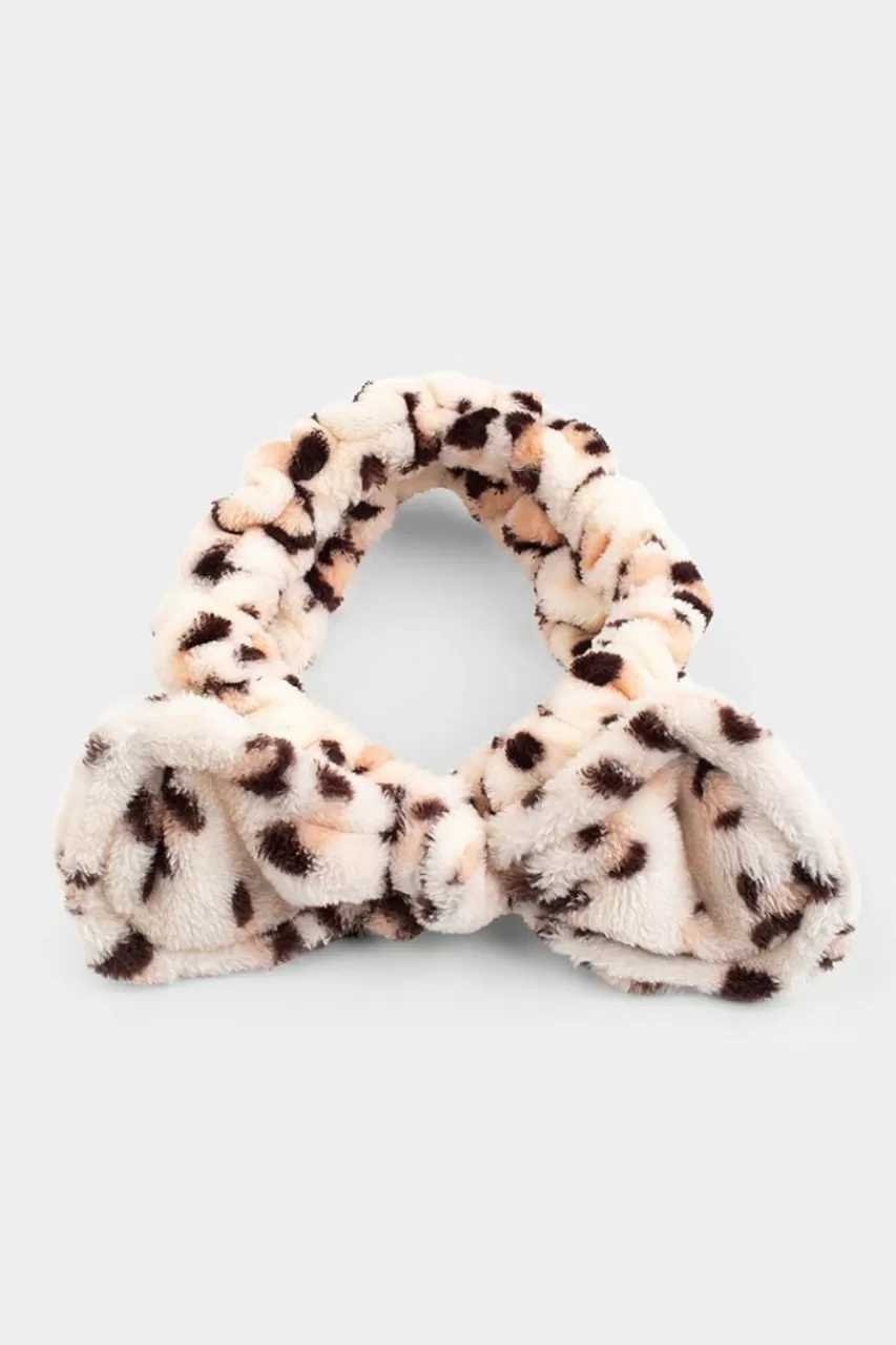 Francesca's Spa Day Headband In Leopard