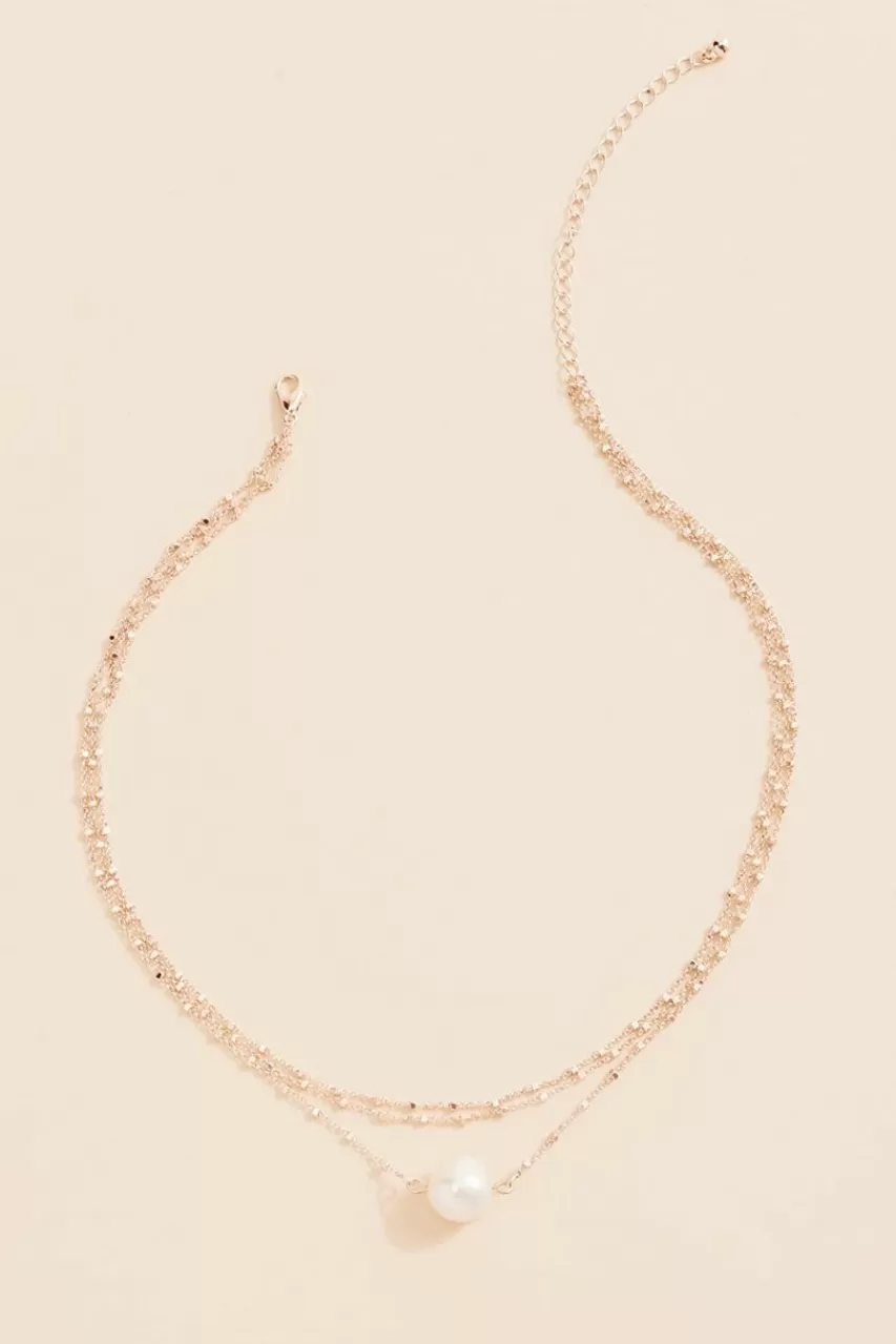 Francesca's Summer Pearl Multi-Strand Necklace