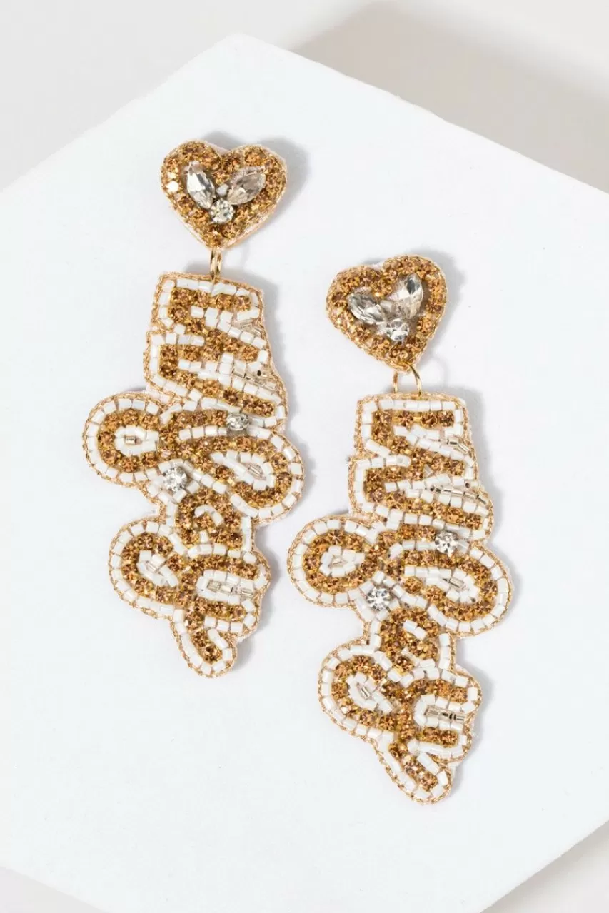 Francesca's Suzanne Wifey Earrings