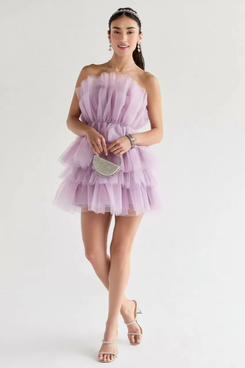 Francesca's Suzie Tulle Tiered Dress