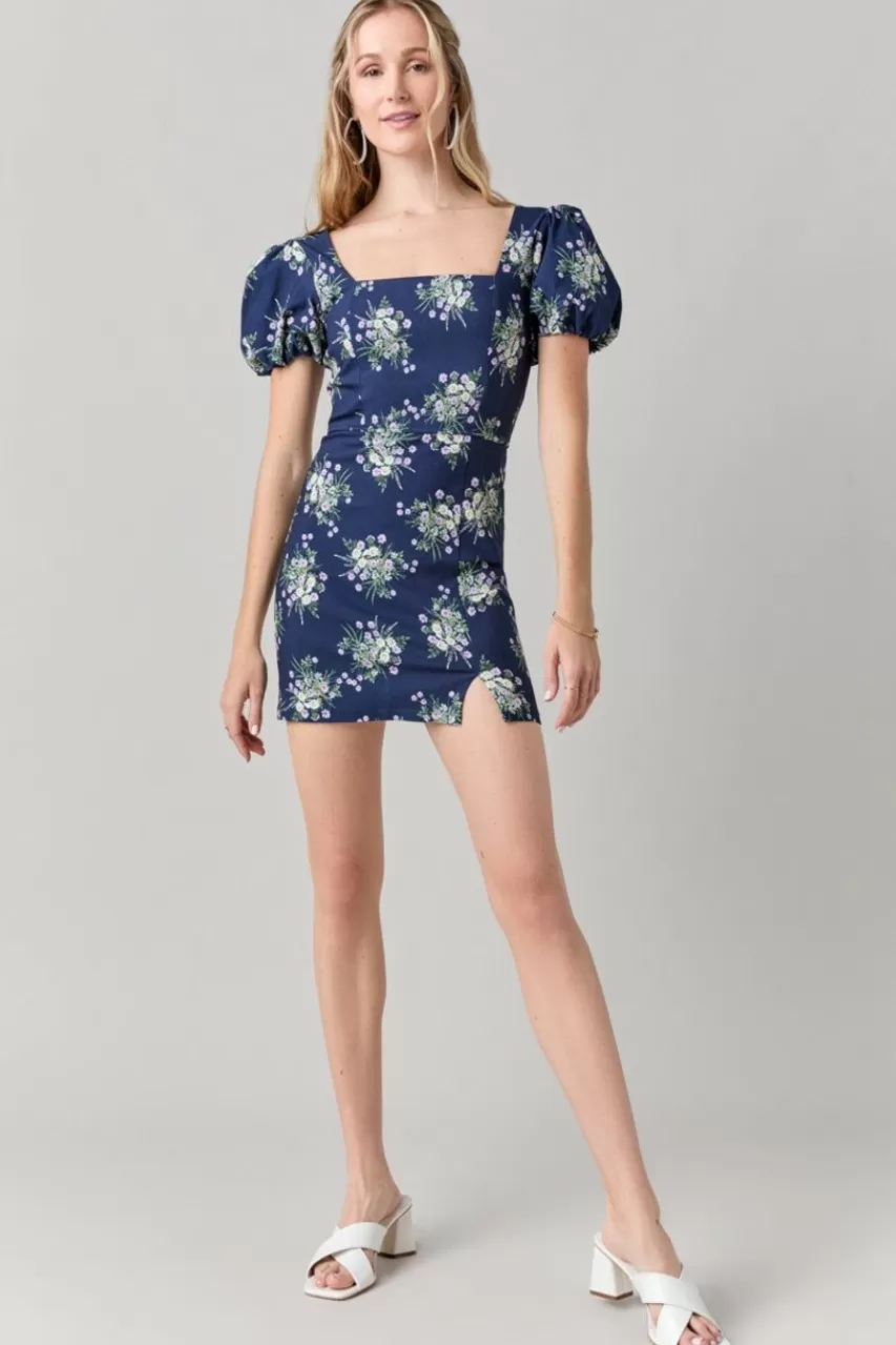 Francesca's Sydney Square Neck Floral Dress