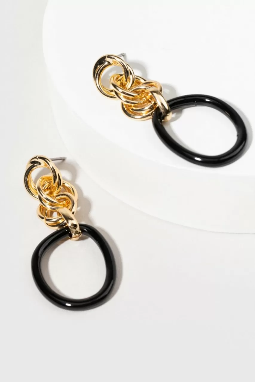 Francesca's Tamara Enamel Earrings