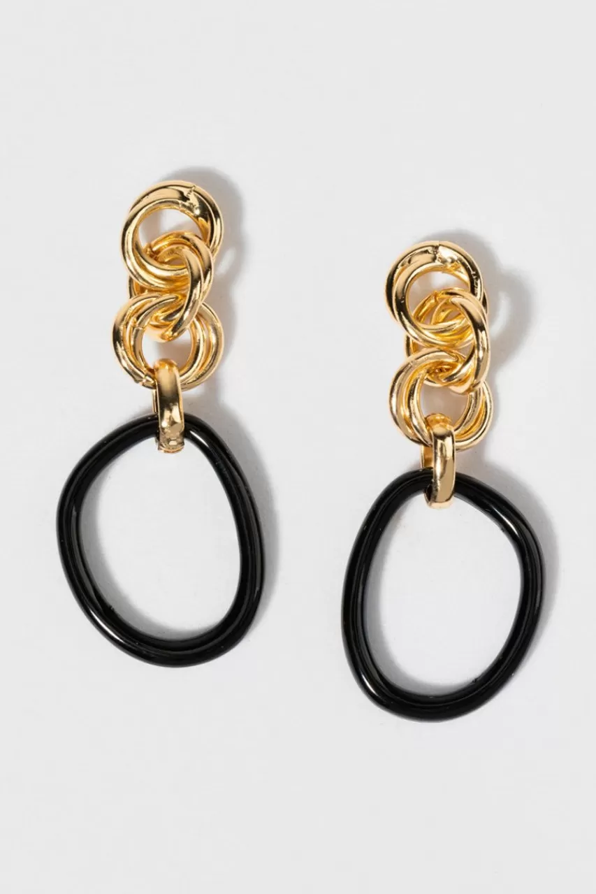 Francesca's Tamara Enamel Earrings