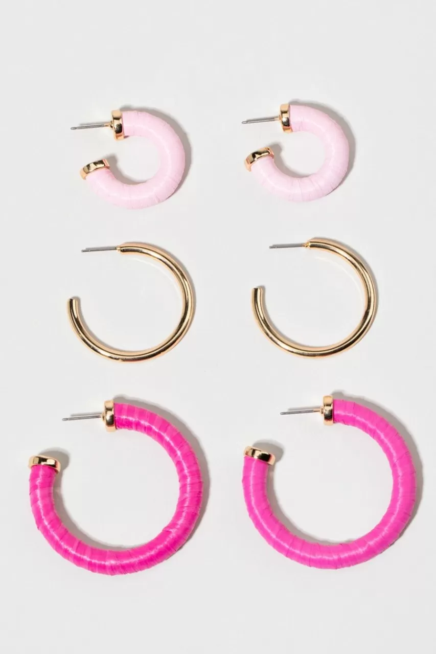 Francesca's Tamika And Gold Hoop Earring Pack