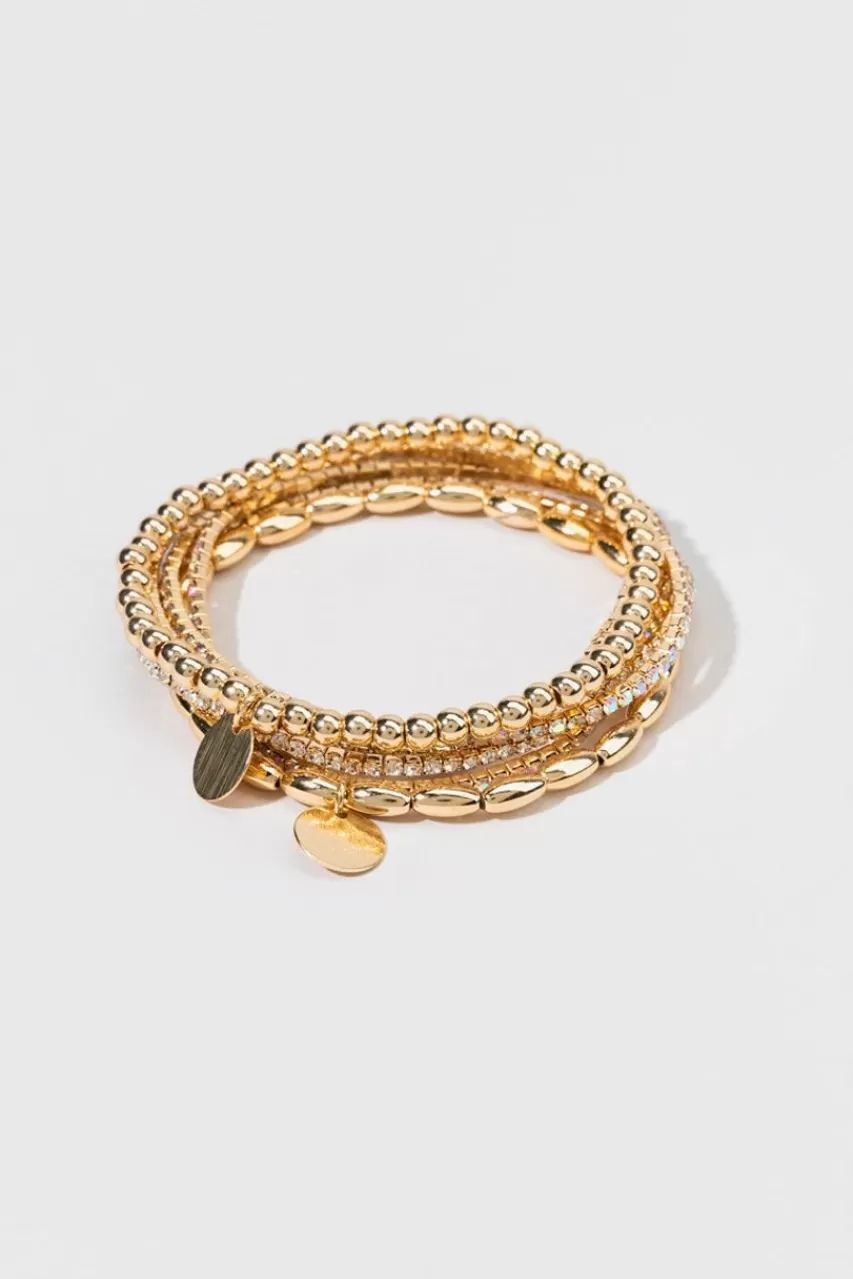 Francesca's Tiana Cupchain Stretch Bracelet Set