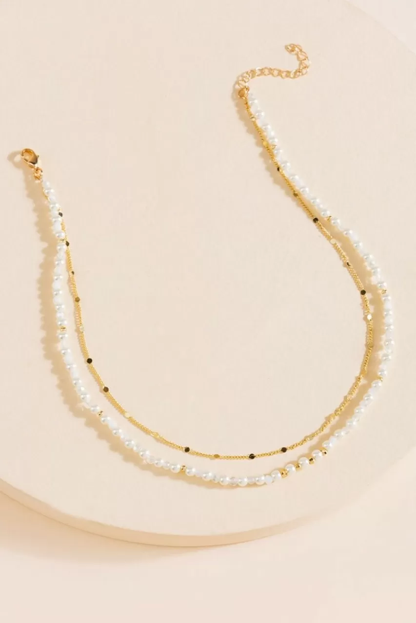 Francesca's Veronica Stationed Layered Necklace