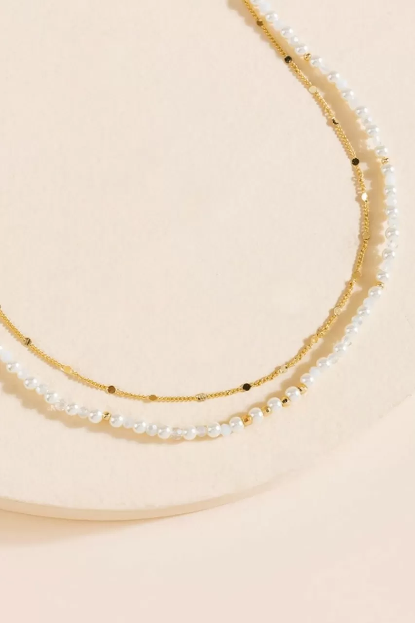 Francesca's Veronica Stationed Layered Necklace