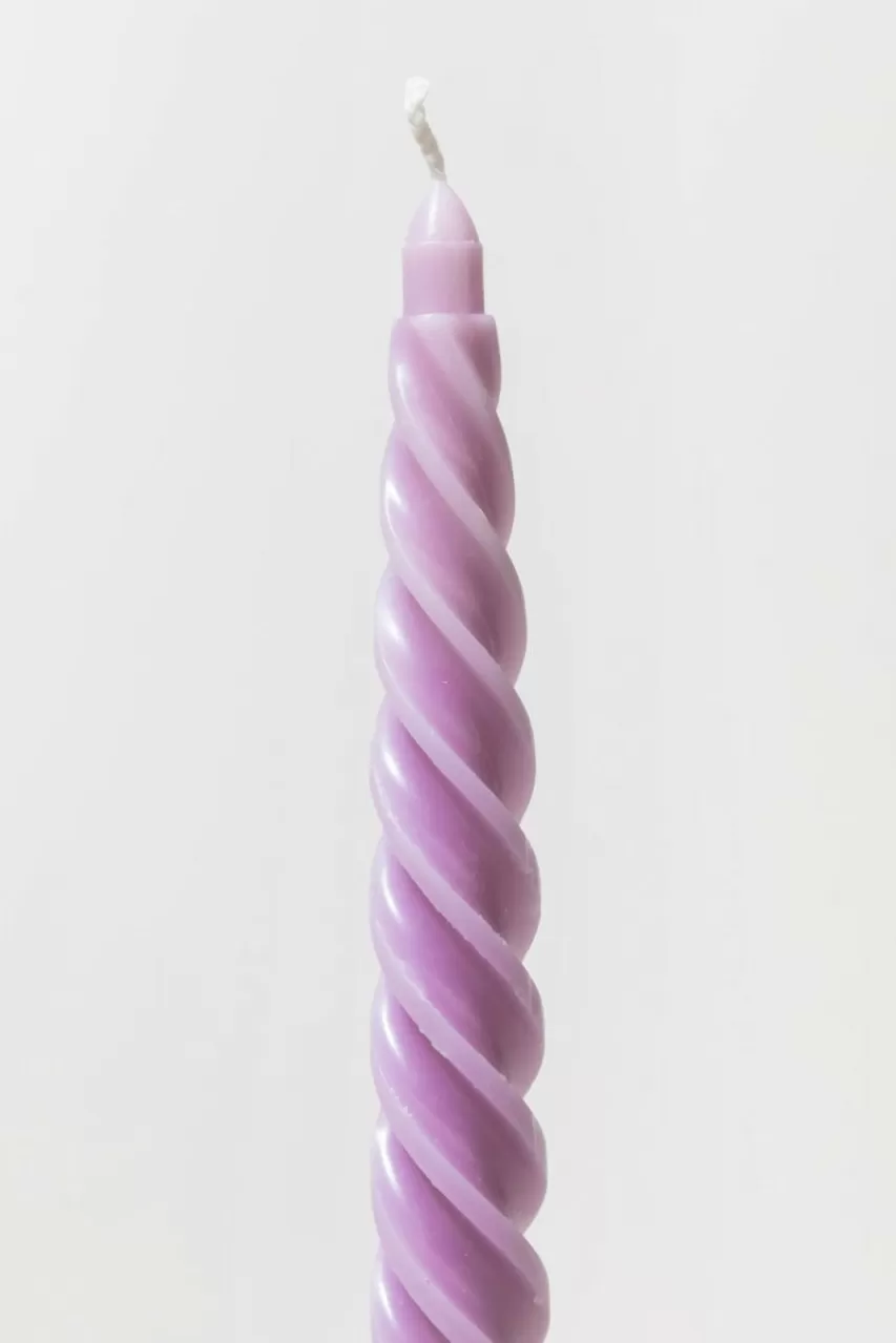 Francesca's Violet Twisted Candles